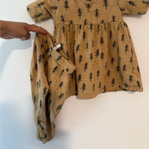 Rylee + Cru Tan and Black Kids Matching Set